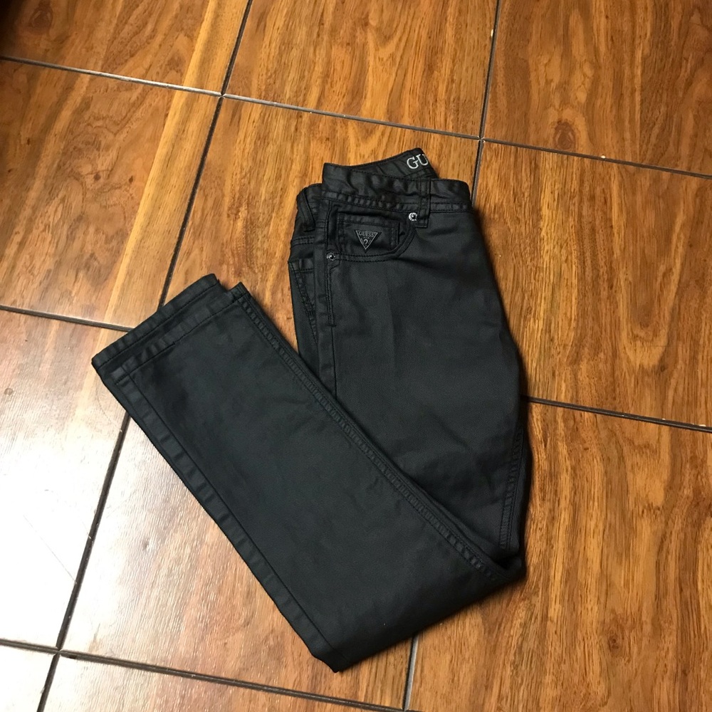 Guess" Jeans For Boy's-Size 10 -Color Black-Good Condition